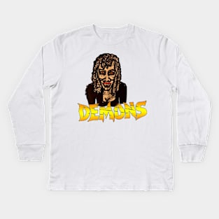 DEMONS Kids Long Sleeve T-Shirt